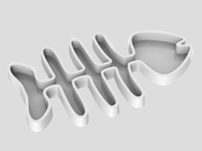 Water Dish Water Bowl Feeding Tray For Gecko Lizard Reptiles bird Tortoise Turtle Terrarium Decor Water Dispenser landscaping: Fish Bone / large