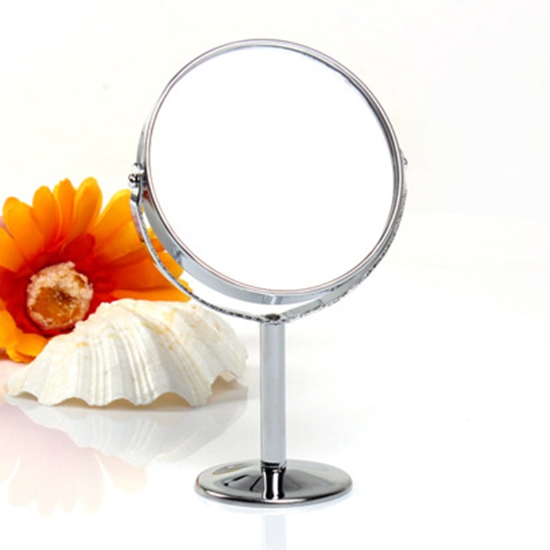 Beauty Makeup Cosmetic Mirror Double-Sided Normal Magnifying Stand Mirror women Makeup tool