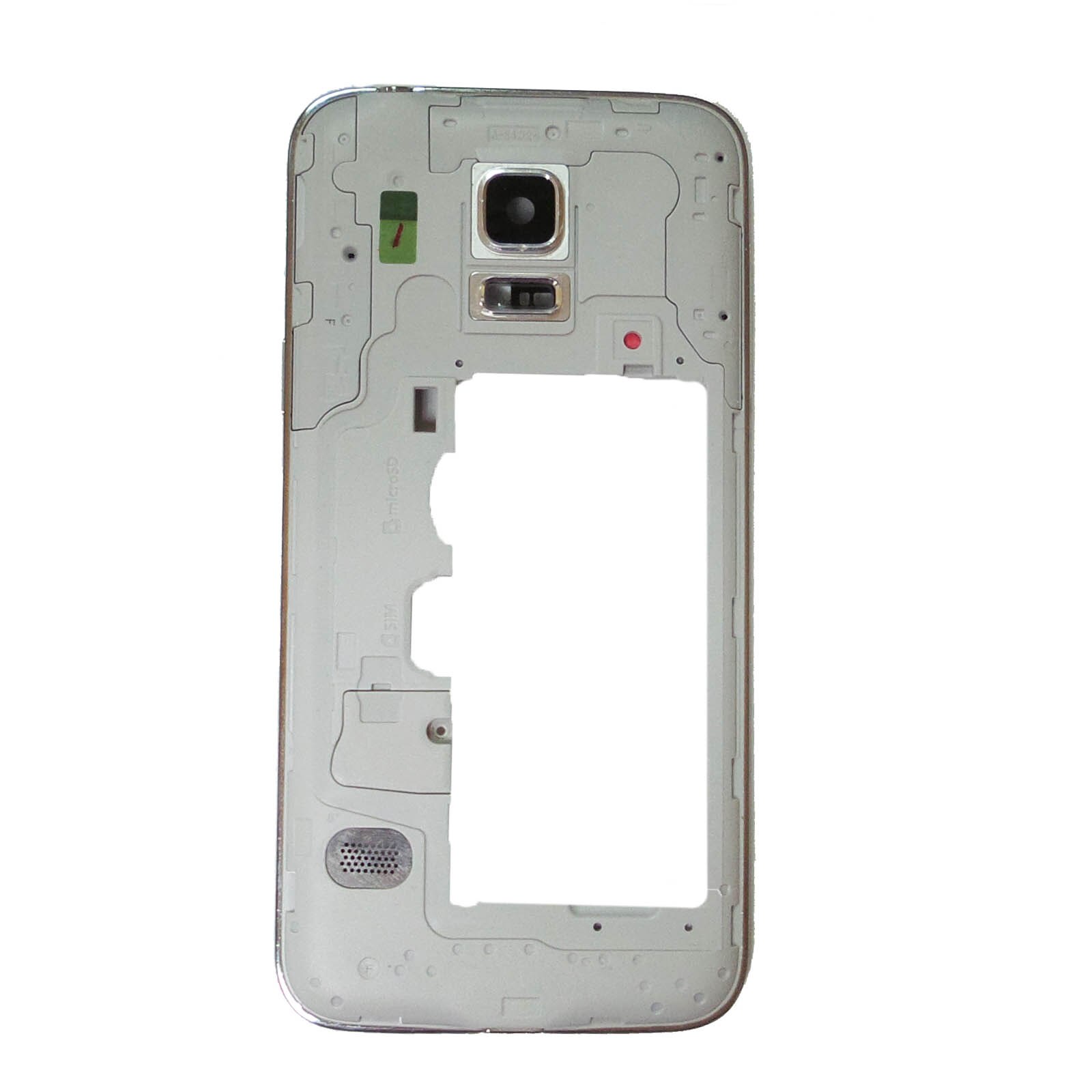Mitte Rahmen Samsung Galaxis S5 Mini SM-G800F Original verwendet
