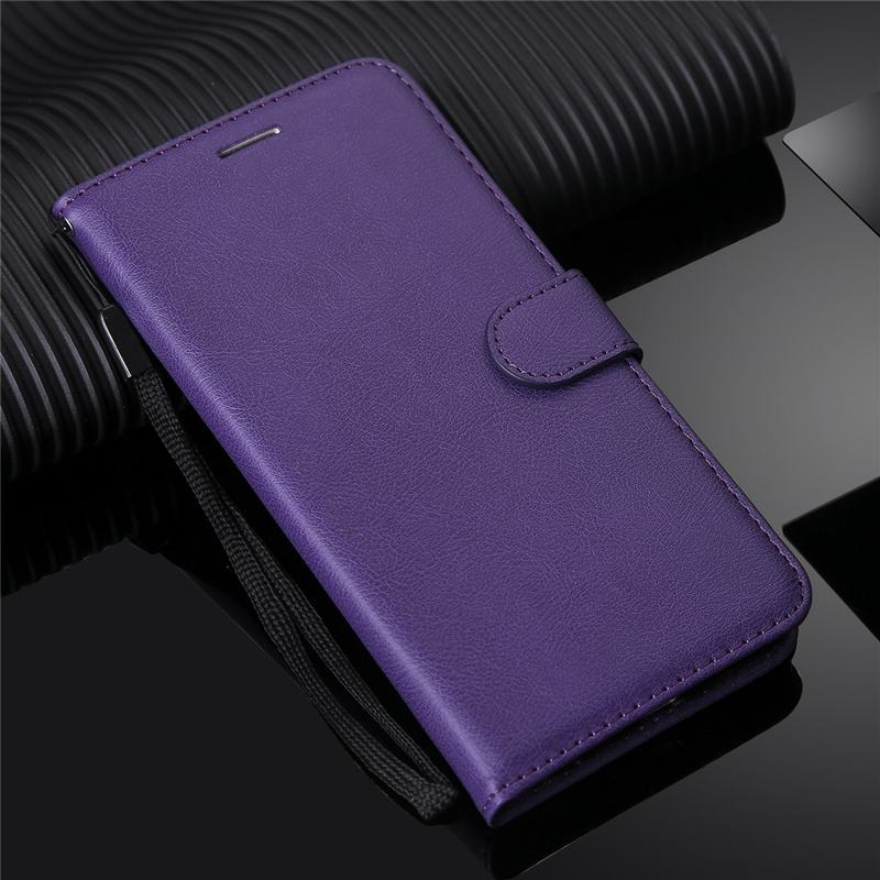 Case Voor Xiaomi Redmi 4A Telefoon Bag Case Redmi 4 EEN Lederen Flip Wallet Cover Voor Redmi 4A Boek Gevallen kaarthouder Coque: For Redmi 4X / Purple