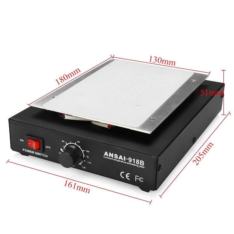 Eu enchufe Lcd Sn separador plataforma de calefacción 220V Eu Placa de eliminación de vidrio teléfono reparación máquina Auto Placa de calor suave