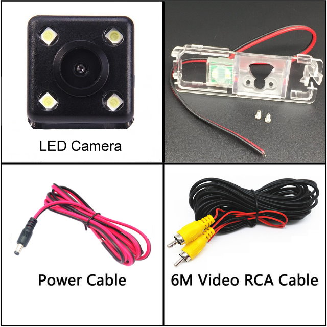 For SEAT Altea / XL Stationwagon 2007 ~ Night Vision Rear View Camera Reversing Camera Car Back up Camera HD CCD: 4 LED