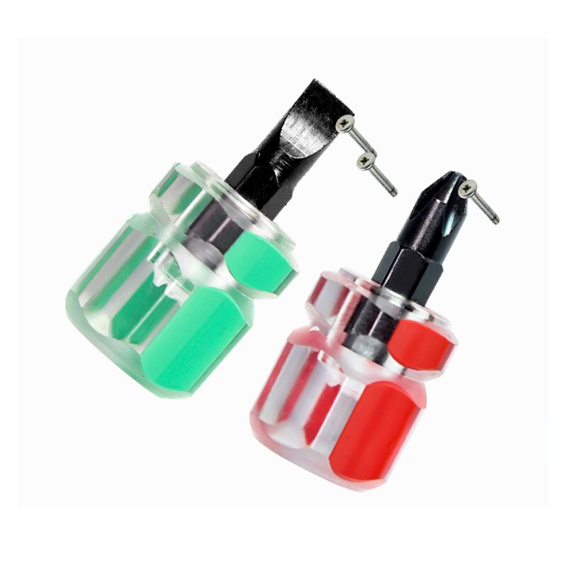 Mini Schroevendraaier Phillips Schroevendraaier Mini Schroevendraaier Korte Kleine Split Spatbord Gereedschap Kit Sleuven Platte Cross-Schroevendraaier