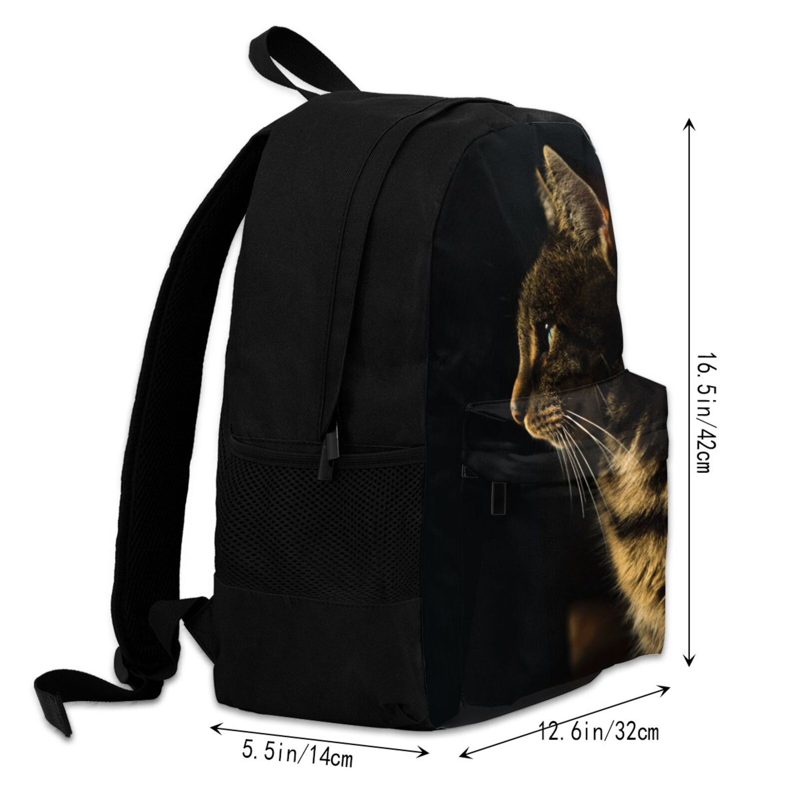 3D Animal Backpack for Women Dog Cat Horse Personal Bookbag for Boys and Girls School Rucksack with 15in Laptop Sleeve