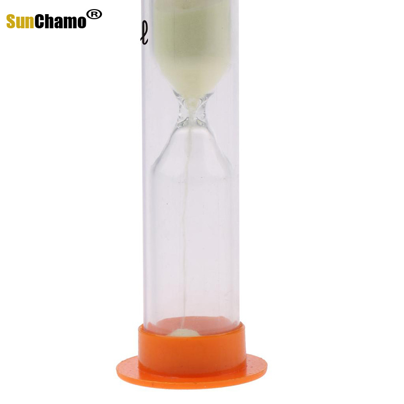 1 Minuut Glow In Dark Oranje Zandloper Zand Timer Klok Kids Tanden Borstelen Games Speelgoed Glow In The Dark Novety item Kind