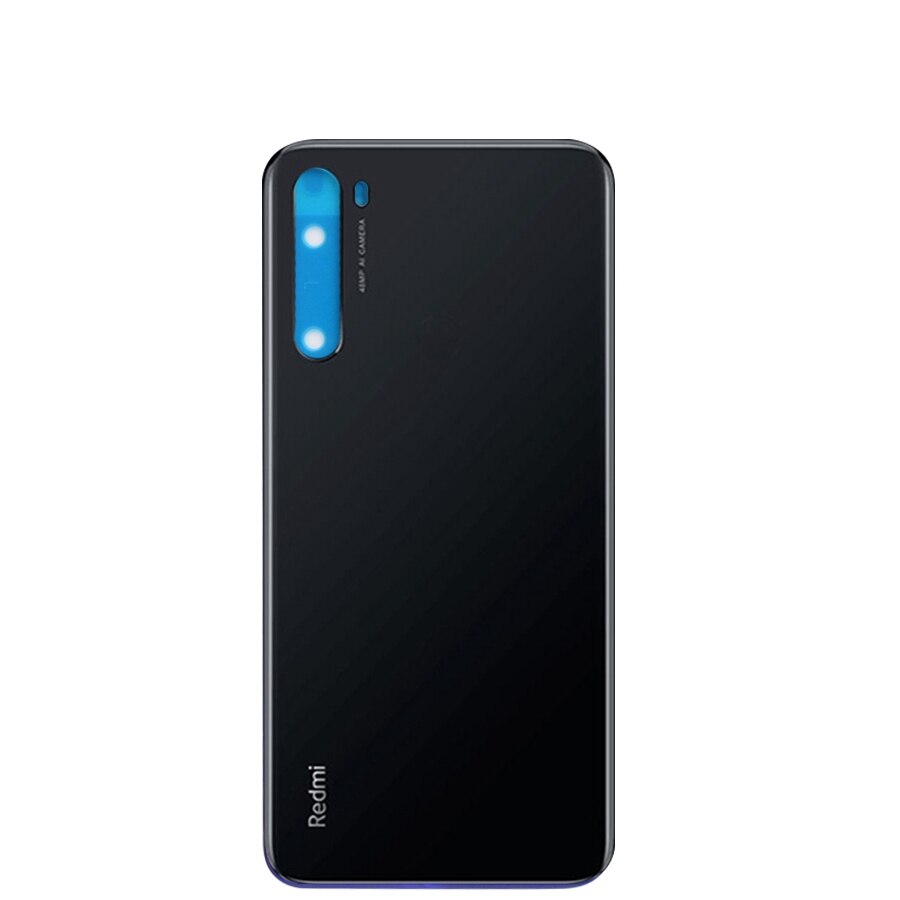Nowy dla Xiaomi Redmi Note 8 pro pokrywa baterii tylna obudowa szklana obudowa tylna dla Xiaomi Redmi Note 8 tylna pokrywa baterii: Black Note 8