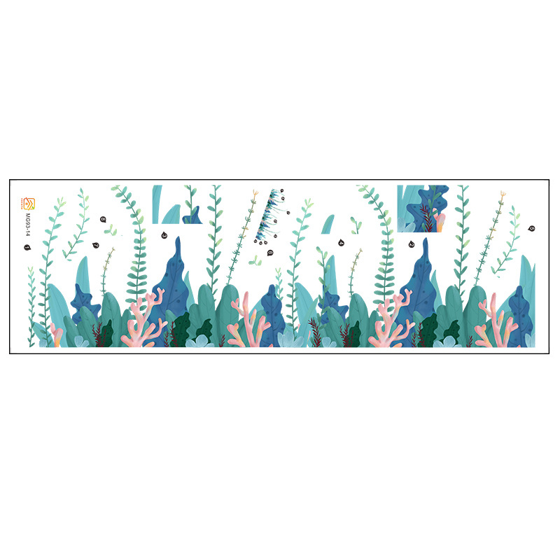 Zeewier Plint Lijn Muur Pvc Plakken Kinderkamer Kleuterschool Badkamer Versieren Wanddecoratie Posters Diy Zelfklevende: Default Title