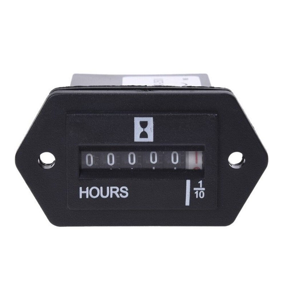 Medidor de contador de horas mecánico para generador de motor de gasolina diésel HM002 HS, para barcos, camiones, tractores y automóviles