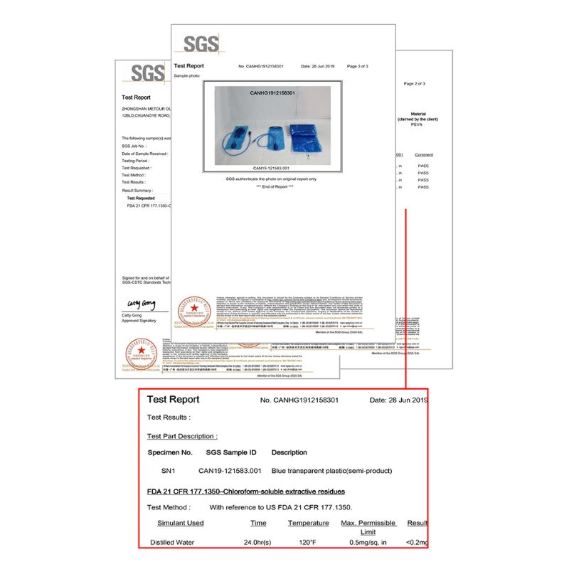 1L 1.5L 2L 3L Foldable Soft Reservoir Water Bladder Hydration Pack Water Bag for Running Cycling