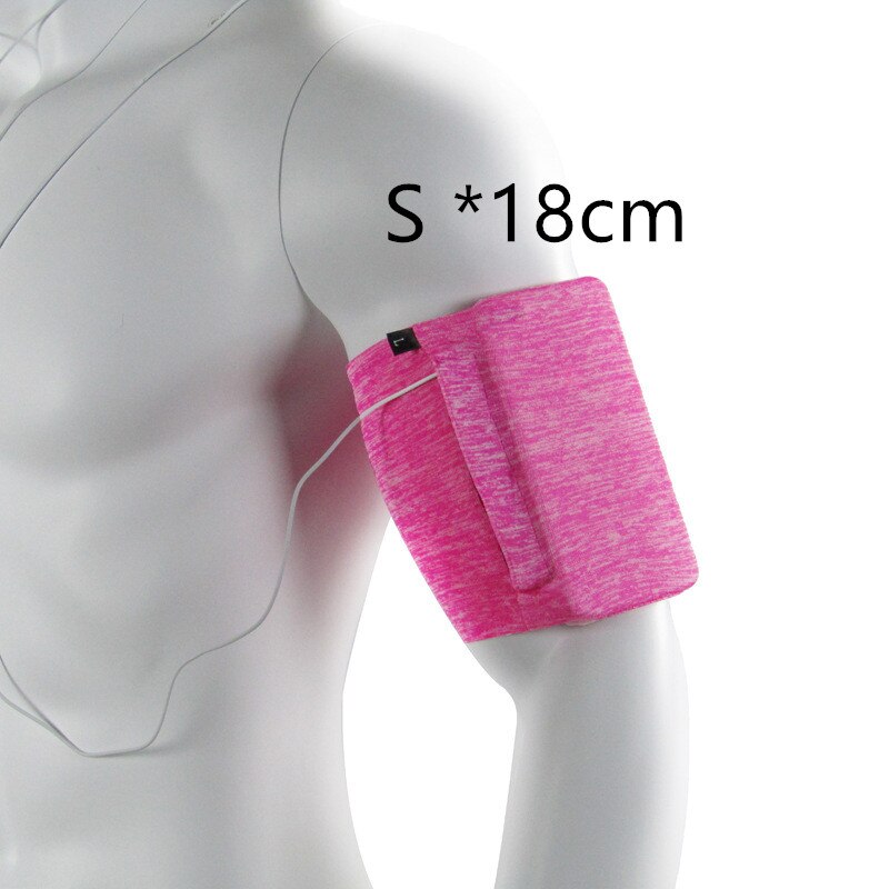 Ultra Dünne Sport Lauf Arm Band Tasche Fall Telefon Brieftasche Halter Außen Beutel Auf Hand Turnhalle Gürtel Abdeckung Für IPhone 12 11 Pro Max: pink-S