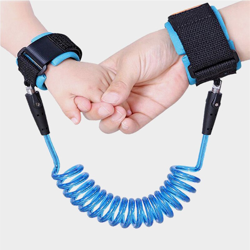 Kids Veiligheid Stretchy Harness Verstelbare Kinderen Leash Anti-verloren Pols Link Trekkabel Loopstoeltje Elastische Polsband