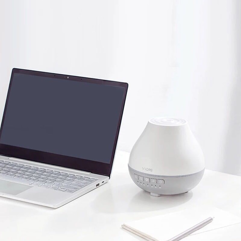 Xiaomi Viomi Humidifier Home Air Aromatherapy Aroma Diffuser 4 Color Led Lights Warm Mist 200ml Portable Timed Air Dampener