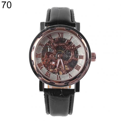 Skeleton Horloges Mechanische Automatische Horloge Mannen Sport Klok Casual Business Polshorloge Relojes Hombre: Rose Gold