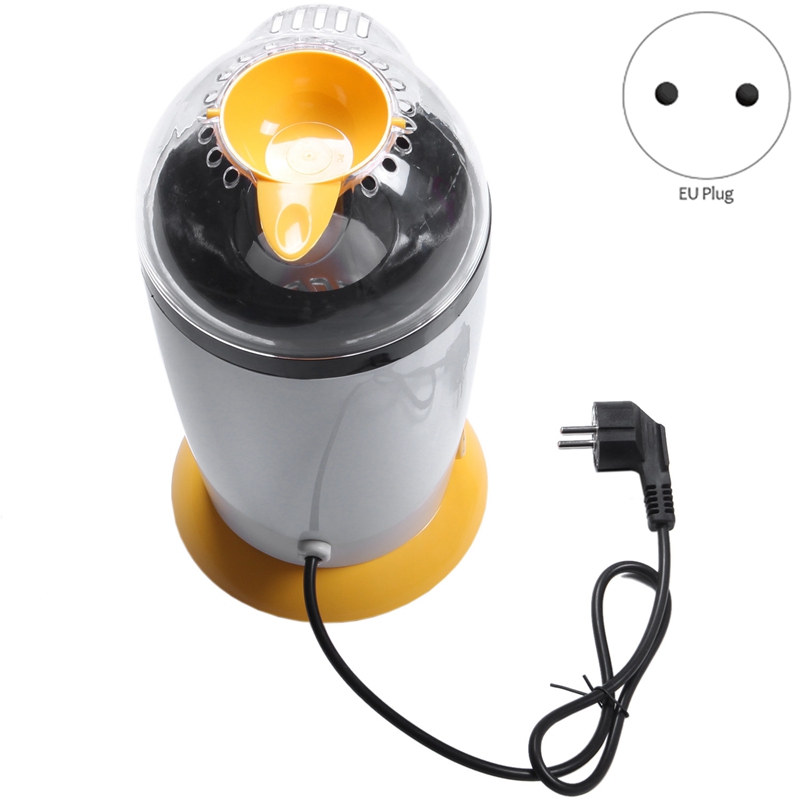 220V Portable Electric Popcorn Maker Air Popcorn Making Machine Kitchen Desktop Mini Diy Corn Maker, Eu Plug