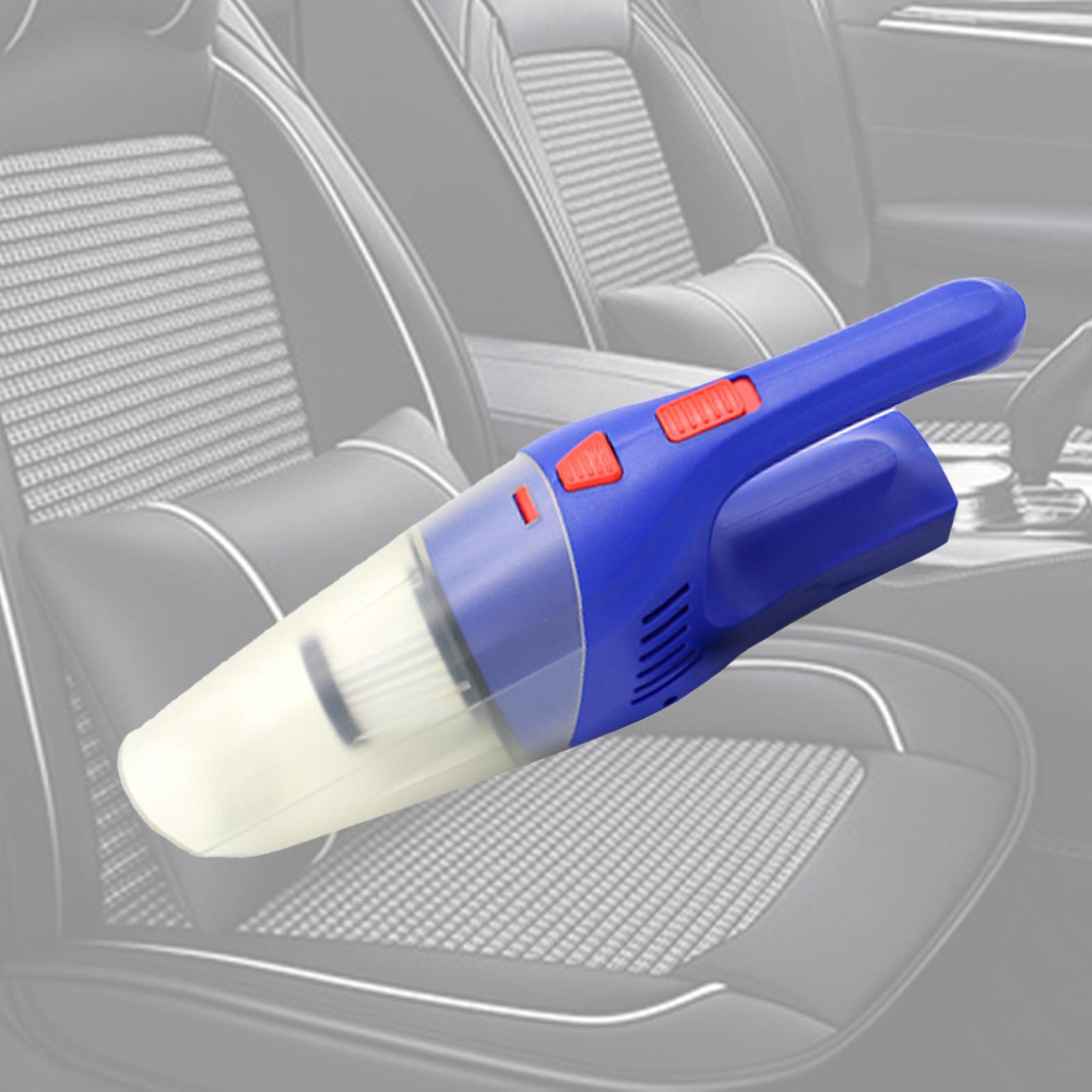 Handheld Car Vacuum Cleaner 6000PA Dry and Wet Use 5 Nozzles for Home