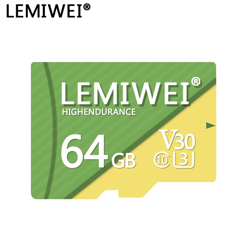 Lemiwei tf cartão de memória, de alta duração, 16gb, 32gb, 64gb, 128gb, v30 segundo