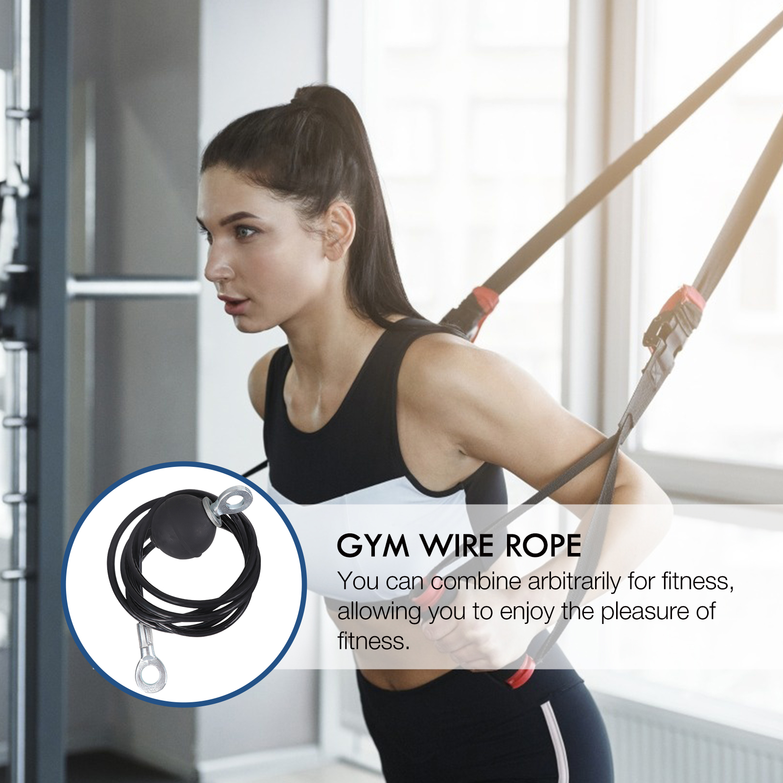 Household DIY Fitness Wire Rope Practical Gym Cabl... – Grandado