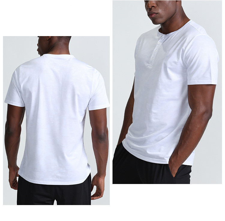 Alo – T-shirt de Yoga à manches courtes pour hommes, vêtement de sport, décontracté, à séchage rapide, respirant, à la en plein air, été, 79