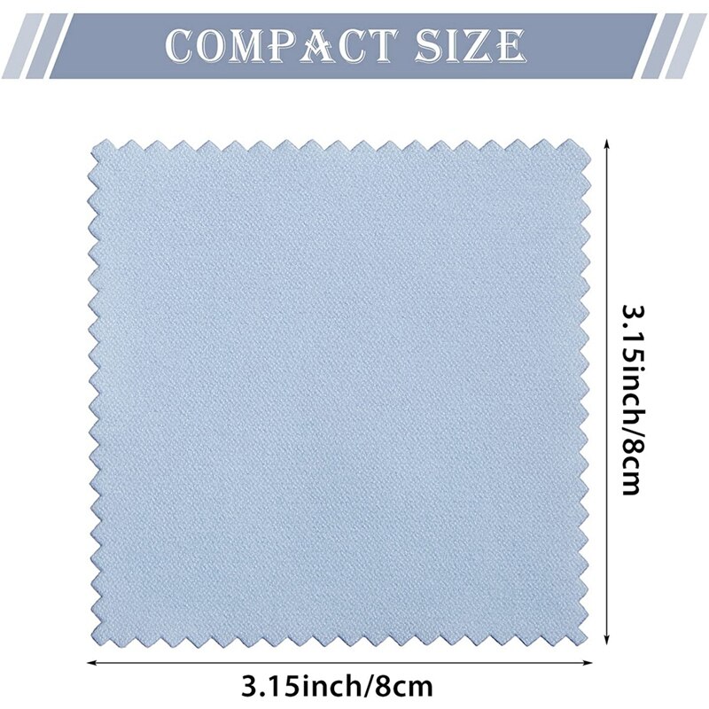 150 stück Schmuck Reinigung Tuch Bunte Polieren Tuch Weiche Silber Polnischen Tuch Einzeln verpackt Schmuck Reiniger