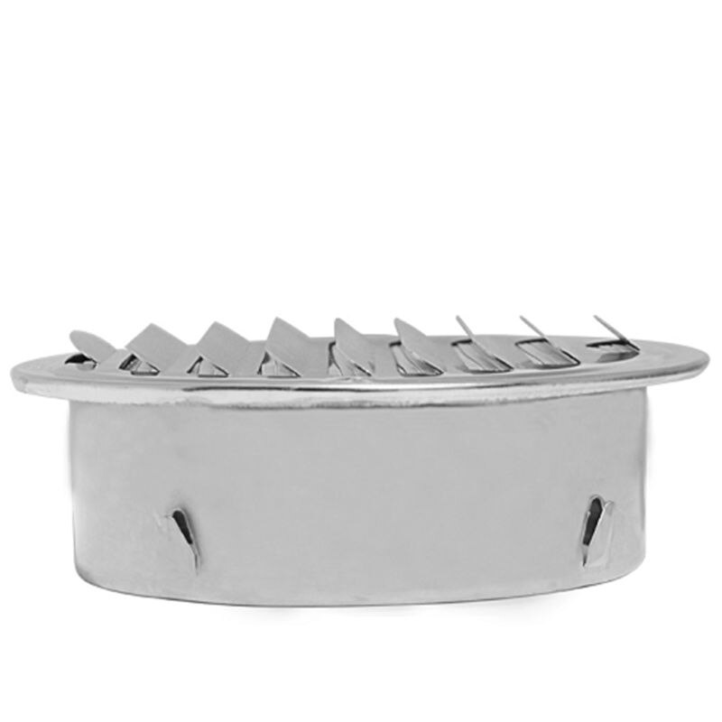 Roestvrij Staal Buitenmuur Air Vent Grille Ronde Ducting Ventilatie Roosters
