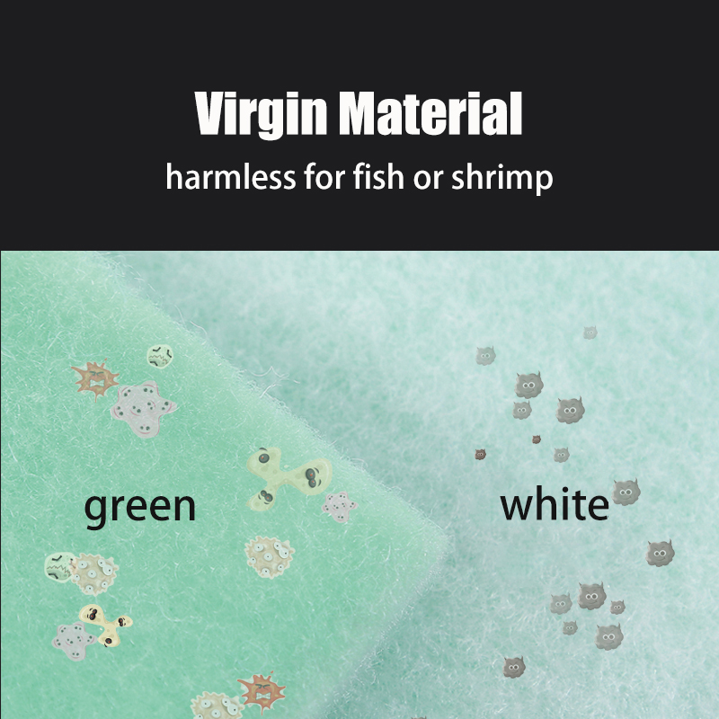 3cm/0.8cm Fish Tank Filter Cotton High-density Filter Material Water Purification Bacteria Biochemical Aquarium Sponge