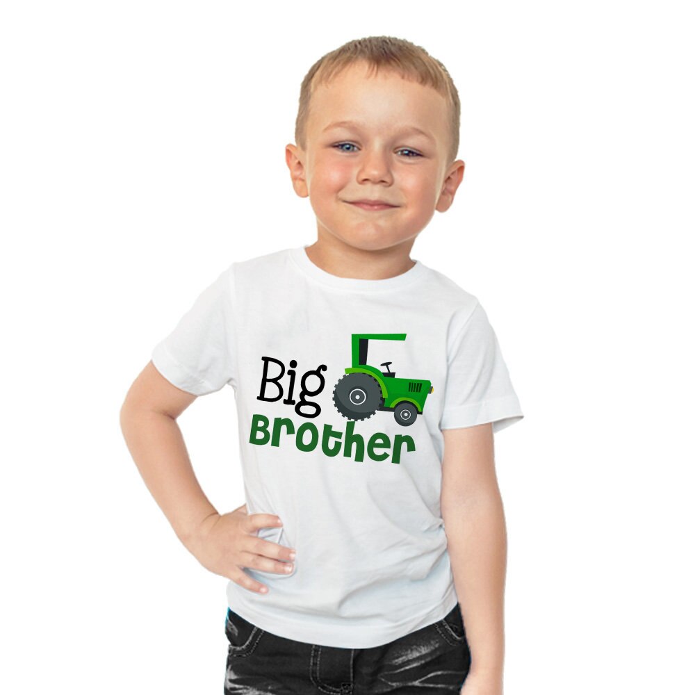 Siblings matching shirts Big Brother Little brother t-Shirts brothers truck tops big brother little brother maching outfits