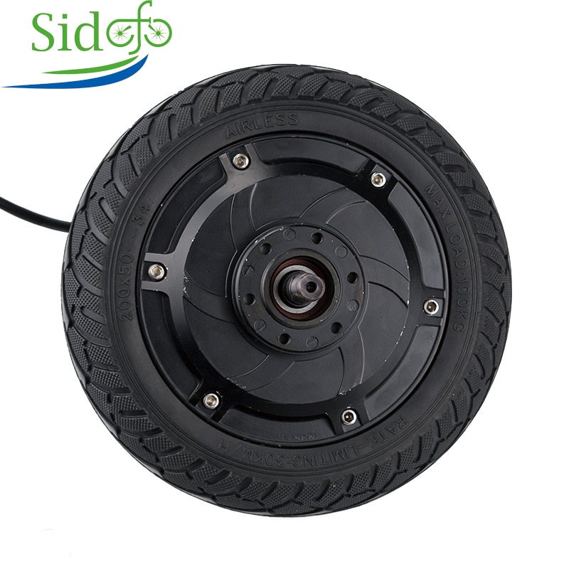 24V 36V 48V Tooth Hub Motor Electric Conversion Kit 8 inch Wheel Brushless Not inflatable e Bike Scooter Enginee scooter motor