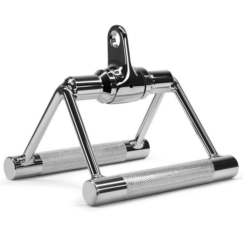 Accesorio de Cable con mango en V, doble fila de 2,5 kg, multirotación, accesorios de cuerda extraíble para gimnasio, culturismo, bíceps, tríceps, barra de agarre