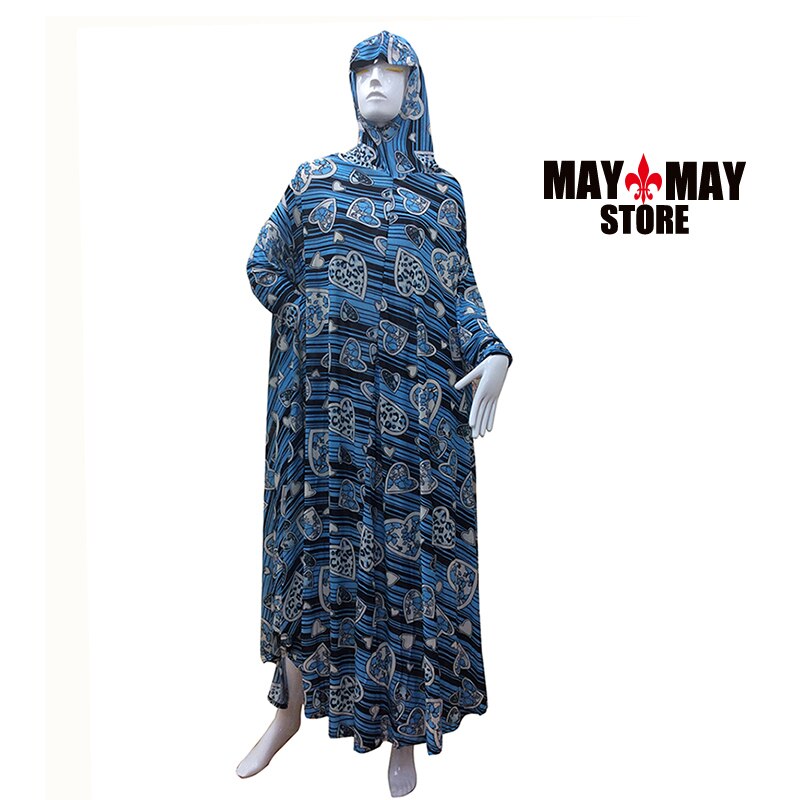 1 Piece Hijab Kaftan Loose Prayer Dress Islamic Prayer Clothes Muslim Female Long Abaya Saudi Arabia Dubai Ramadan high: COLOR 2