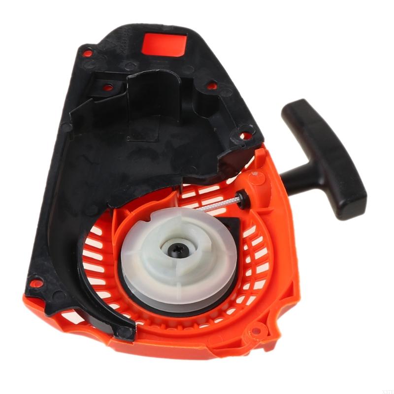 920L Chainsaw Parts Single Recoil Pull Starter Assembly Chainsaw Spares for 2500 25CC Lawn Mower Parts Durable