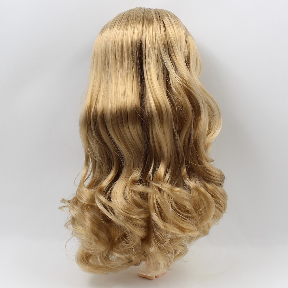Blyth 1/6 Doll Wigs RBL Scalp including the hard endoconch dome with bang/no bangs fringe soft curly hair Series A