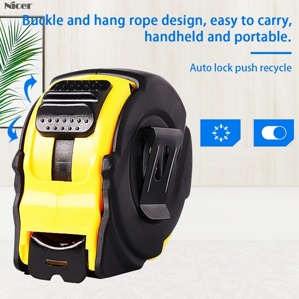 3M 5M Tape Measure Retractable Ruler Tailor Sewing Flexible Portable Gauging Tool Metric Unit Pull Tape Measure DIY Work