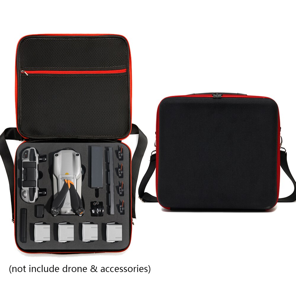 DJI Air 2S Drone Bag Portable Shoulder Bag Storage Box Outdoor Travel Carrying Case for Mavic Air 2/2S Drone Accessories: Black black liner