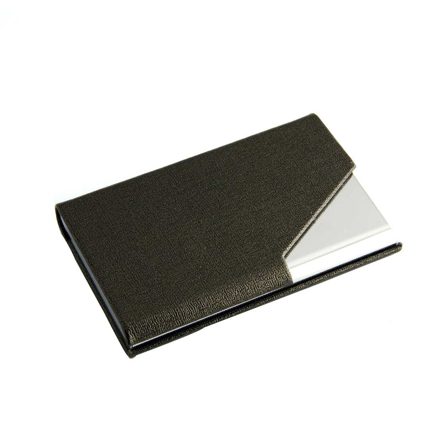 Metal business card holder Business lattice pattern card box