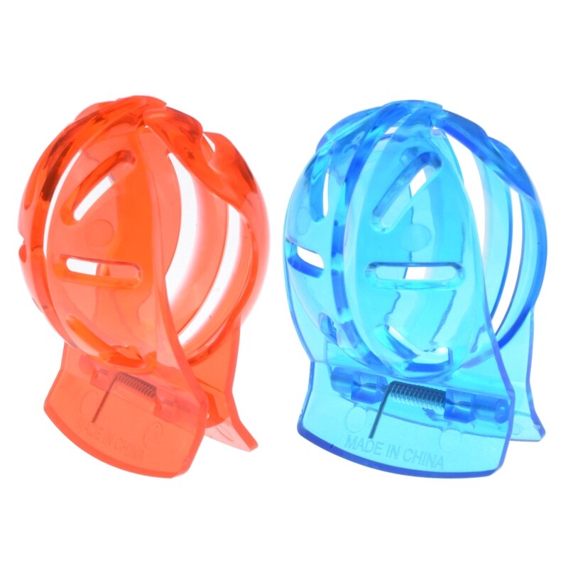 2x Golf Ball Line Liner Marker Multi-Template Drawing Alignment Marks Sign Tools: Red Blue