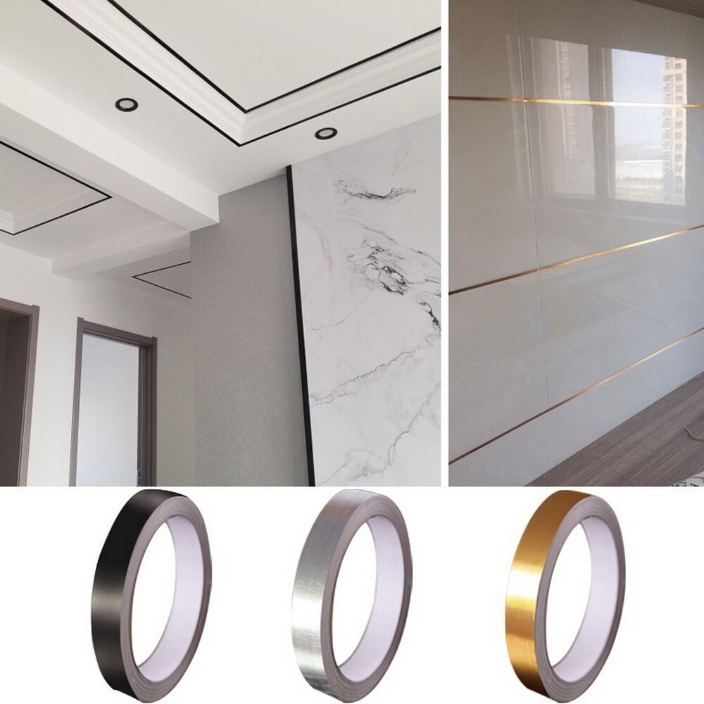 Gap Line Stickers Ceramic Tile Mildewproof Gap Tape Self-adhesive Beauty Seam Home Bedroom Bathroom Wall Floor Tile Stickers
