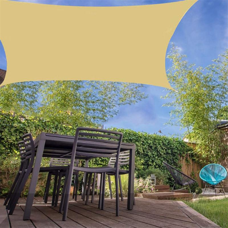 Waterproof Awning Sunshade Backyard Sun Shade Sail For Outdoor Garden Beach Camping Patio Pool Sun Canopy Tent Sun Shelter