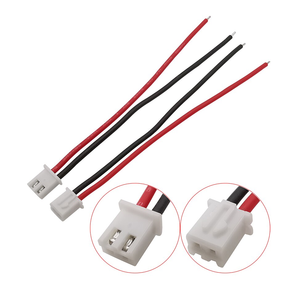 Conector JST XH de 5/10 piezas, 1S, 2S, 3S, 4S, 5S, 6S, 7S, cargador de batería LiPo, Cable balanceador de 10cm, 15cm, 20cm, cables de silicona 22AWG
