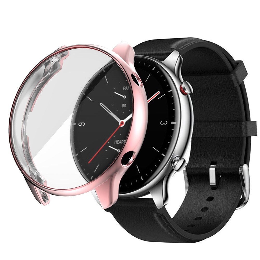 Tpu macio caso capa para amazfit gtr 2 assista protetor completo borda quadro escudo proteger pára-choques para xiaomi huami amazfit gtr2 assista