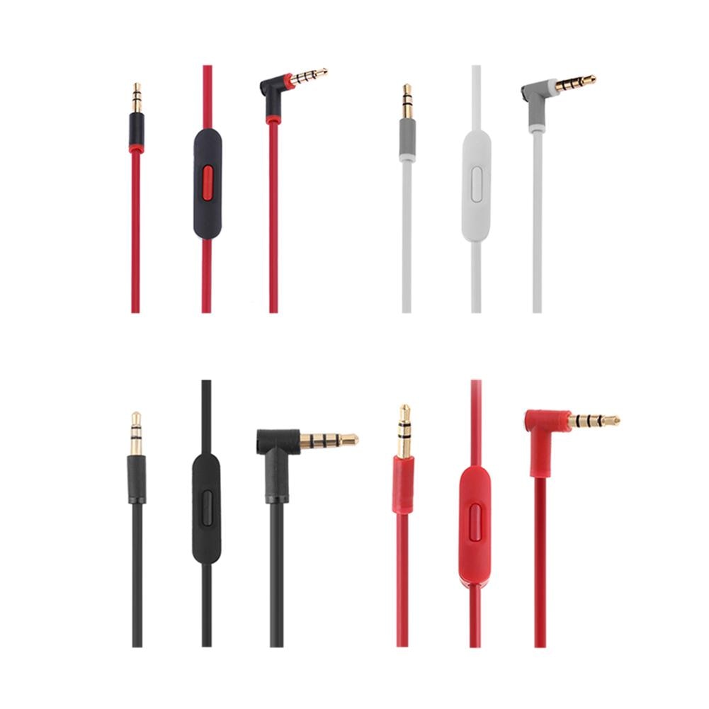 Vervanging 3.5Mm L Jack Audio Kabel Draad Koord Voor Beats Solo Hd Studio Pro Veel Compatibel Voor Beats Hoofdtelefoon