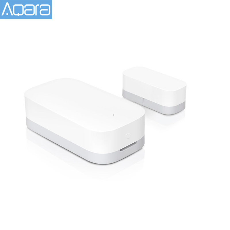 Aqara-Sensor de ventana de puerta Zigbee, conexión inalámbrica inteligente, Mini sensor de puerta que funciona con La aplicación Mi para teléfono Android IOS: 1pcs