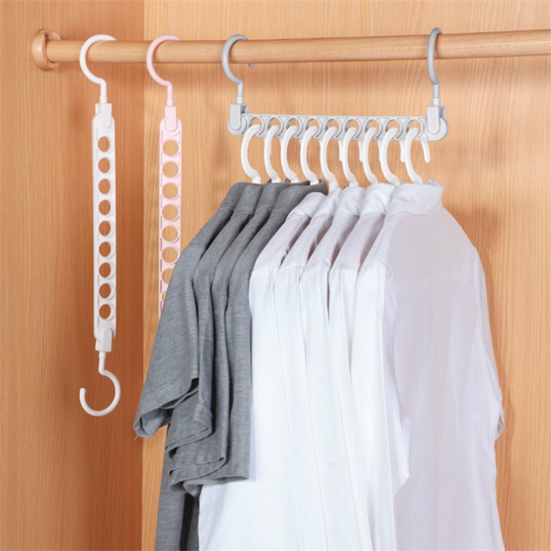 Cintres magiques multi-ports pour vêtements, Support de séchage, en plastique, multifonctions, pour cravates, écharpes, ceinture