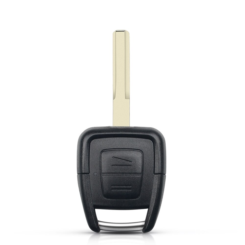 KEYYOU 2 Tasten Für Vauxhall Opel Omega Vectra Frontera Astra Zafira Auto Schlüssel leer fallen Ersatz fob Fernbedienung Auto Schlüssel Hülse: HU43 Klinge
