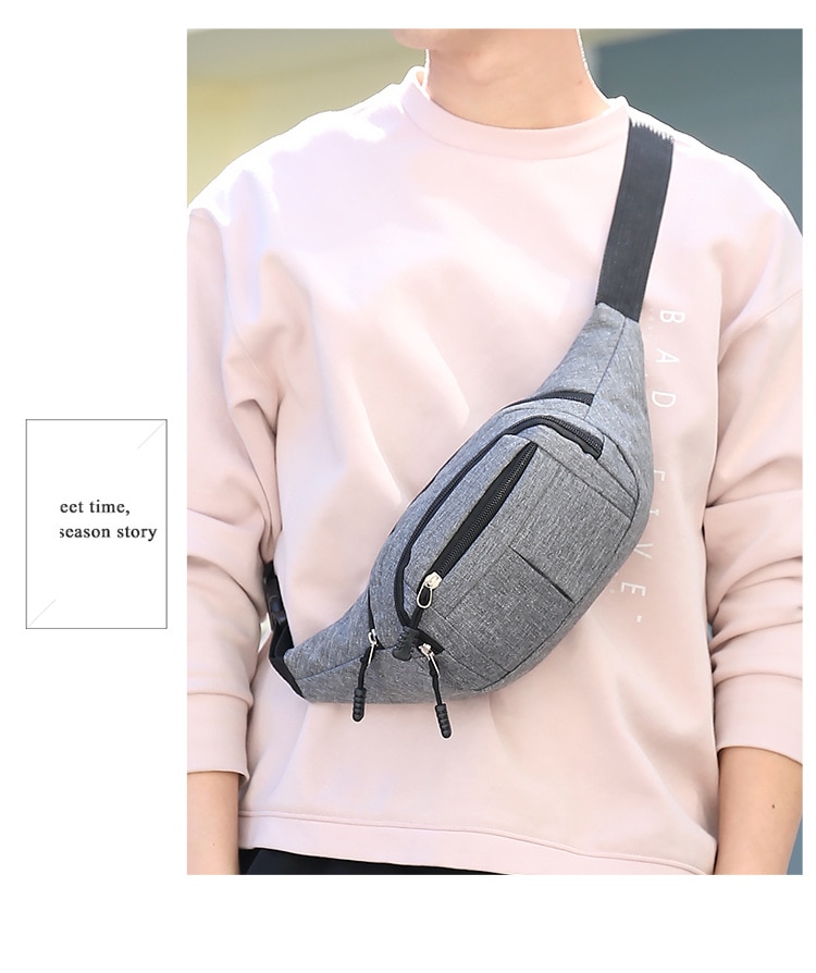 Fri retur kubug midjeväskor mobiltelefonfickor kassaväska axelväska andas crossbody-väskor utomhus löparväska