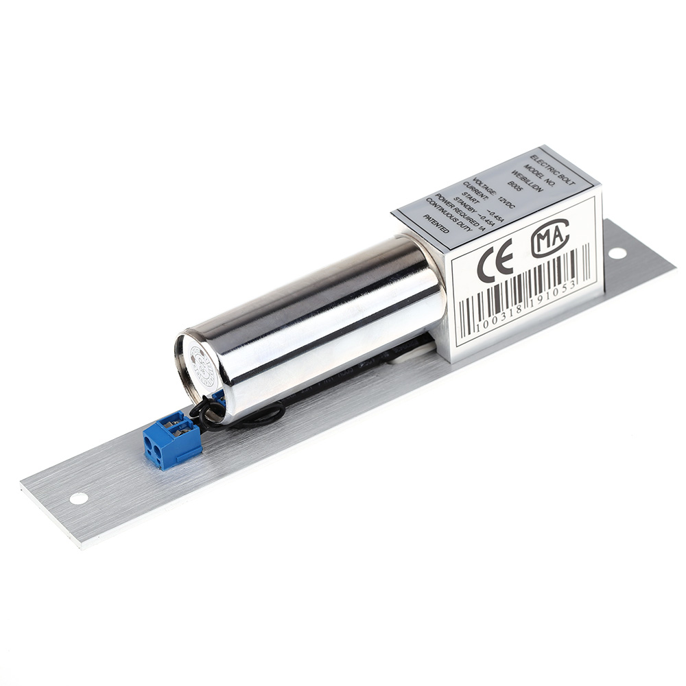 Electric Bolt Door Lock DC 12V Magnetic Induction Auto Deadbolt for Security Access Control System