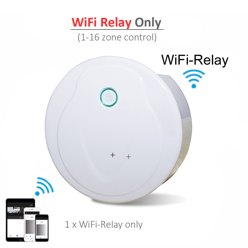 LED Dimmer 12v 24v 1CH 15A DC PWM 2.4G Wireless Smart Wifi Wall Touch Single Color LED Strip Light Dimmer Controller Switch V1-L: Wifi Relay Only