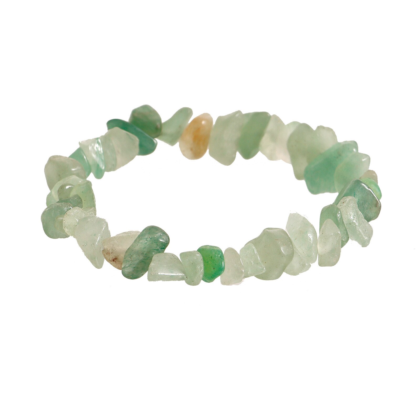 Pulsera de cuentas de piedra Natural Bohemia para mujer, brazalete de cuarzo de cristal Irregular hecho a mano, a la: 06