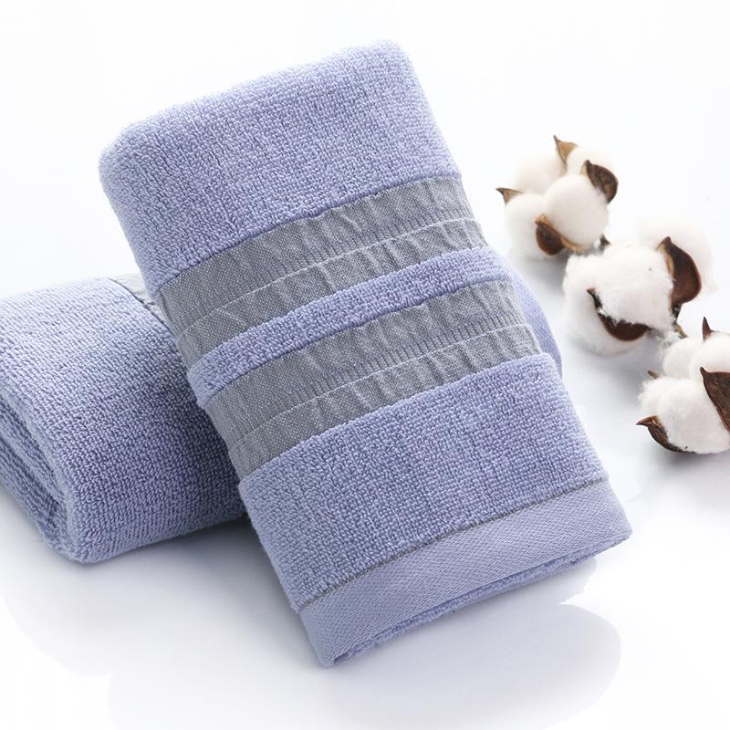 Mode Microfib Handdoek Effen Kleur Borduurwerk Mannen Washandje Reizen Hotel Badhanddoek Draagbare Handdoek 35*75Cm Douche Wrap: 02
