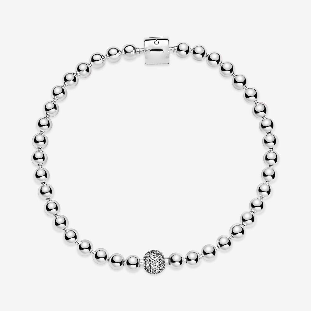 Klassieke Serie 100% 925 Sterling Zilveren Ronde Kralen Armband Fit Originele Bedels Diy Sieraden Cadeau Voor Vrouwen