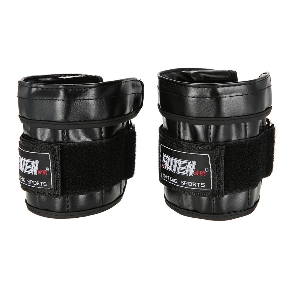 1 Pair Hand Wrist Ankle Weights Hand Weights Strap Bandage Exercise Fitness Workout Boxing Training PU leather Oxford cloth